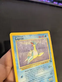 Lapras 10/62 - Holo Rare - Fossil - Pokemon Card - MP - Image 3
