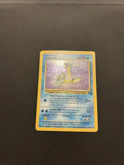 Lapras 10/62 | Base Set Fossil | Holo Pokemon Card MP - Image 2