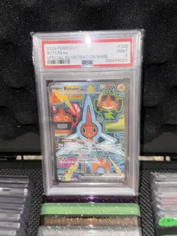 Rotom Ex 126 Pokemon Pfl En-Phantasmal Flames PSA 9 special illustration rare - Image 1