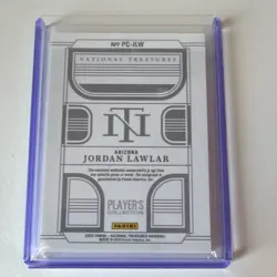 Panini 2025 National Treasures Player's Collection Jordan Lawlar Auto Patch /49 - Image 2