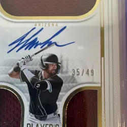 Panini 2025 National Treasures Player's Collection Jordan Lawlar Auto Patch /49 - Image 4