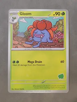 Gloom with Bulbasaur STAMP Pokemon TCG My First Battle NM - Image 1