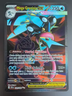 Pokemon TCG Chaos Rising Mega Greninja Ex 100/086 Near Mint/Pack Fresh ✅ - Image 1