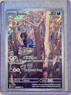 Pokemon TCG 2025 White Flare DEINO 146/086 Full Art MINT - Image 1