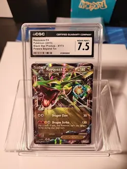 Pokemon TCG Rayquaza EX XY73 XY Black Star Promo CGC 7.5 - Image 1