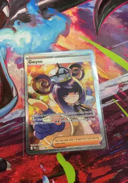 Gwynn 119/084 Pokemon Pitch Black Holo SIR Illustration Rare NM - Image 1