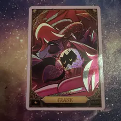 Frank 19/60 Hazbin Hotel Trading Card 2nd Edition premium Pink Foil - Image 1