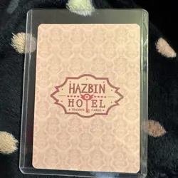 Frank 19/60 Hazbin Hotel Trading Card 2nd Edition premium Pink Foil - Image 2