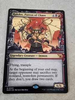 Rakdos, Patron of Chaos - #320 Regular (Showcase) Murders at Karlov Manor - Mtg - Image 1
