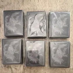 PITCH BLACK - Pokemon TCG Premium Matte Card Sleeves Lot 6 Packs - Image 1