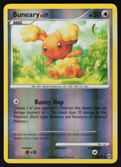 Pokemon TCG - Arceus - Buneary 55/99 Reverse Holo - P - Image 1
