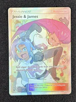 Pokemon TCG Jessie & James Trainer Full Art 58/68 Hidden Fates Eng - Image 1
