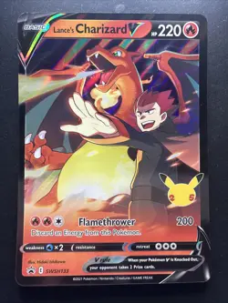 Pokemon Cards - Jumbo Charizard V - SWSH133 - Image 1
