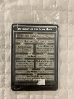 SEALED/NEW MTG Oversized Dungeon Cards Adventures in the Forgotten Realms - Image 1