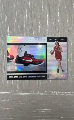 2025 Panini Caitlin Clark Chronicled - Shoe Game Caitlin Clark #73 Holo - Image 1
