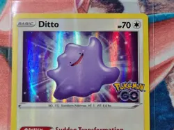 Pokemon TCG Ditto 053/078 Holo Rare Pokemon GO Set English 2022 HP 70 - Image 5