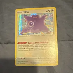 Pokemon TCG Ditto 053/078 Pokemon GO Holo Rare Holo 70 HP English 2022 - Image 1
