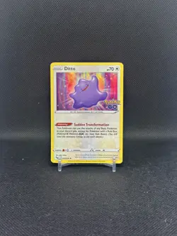 Pokemon TCG Ditto Pokemon GO 053/078 Holo Near Mint - Image 1