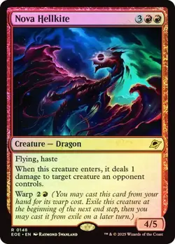 MTG - Nova Hellkite - Foil - Edge of Eternities - Magic the Gathering - Image 1