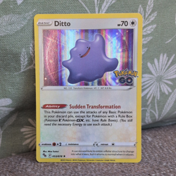 Pokemon TCG Ditto 053/078 Pokemon GO Holo Rare (English) HP 70 - Image 1