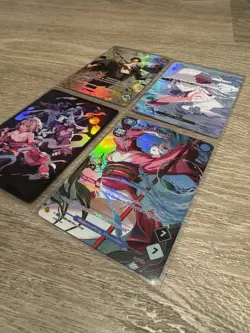 Azuki Gates Awakened Presale Milestone Promo 4 Card Bundle Bobu Soryu no Rin IKZ - Image 1