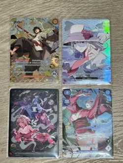 Azuki Gates Awakened Presale Milestone Promo 4 Card Bundle Bobu Soryu no Rin IKZ - Image 2