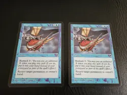 MTG Capsize x2 - Tempest - Near Mint - Image 1