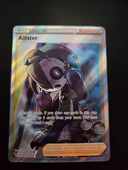 Allister - 179/185 - Pokemon Vivid Voltage Sword & Shield Full Art Rare Card NM - Image 1