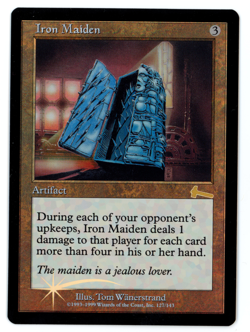 Iron Maiden - MTG (NM Quality FOIL) - Urza's Legacy - See pics/scans! - Image 1