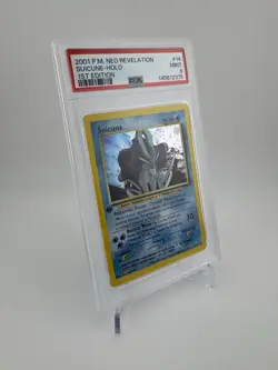 NEW CERT! - Pokemon Suicune Neo Revelation 1st Edition Holo Rare #14 PSA 9 Mint - Image 2