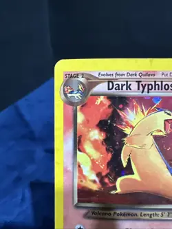 Dark Typhlosion 10/105 Neo Destiny Holo Rare Damaged Condition - Image 2