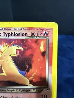 Dark Typhlosion 10/105 Neo Destiny Holo Rare Damaged Condition - Image 3