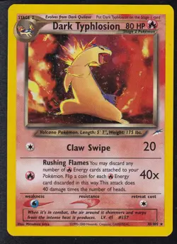 Pokemon Dark Typhlosion 10/105 Holo Rare Neo Destiny - Image 1