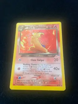 Dark Typhlosion 10/105 Neo Destiny Holo Rare 80 HP Pokemon TCG English - Image 3