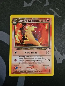 Dark Typhlosion 10/105 Neo Destiny Unlimited Holo Rare LP - Image 1