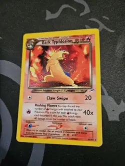 Dark Typhlosion 10/105 Neo Destiny Unlimited Holo Rare LP - Image 3