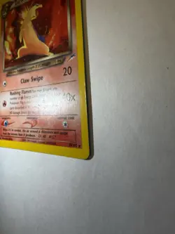 Pokemon TCG Dark Typhlosion Neo Destiny Holo Rare 10/105 80 HP - Image 2