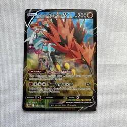 Pokemon TCG Galarian Zapdos v Trainer Gallery Astral Radiance Card TG19/TG30 Nm - Image 1