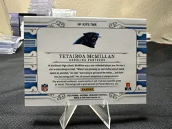 2025 Panini National Treasures - Rookie Jumbo Prime Signatures Booklet Tet McMil - Image 4