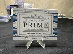 2025 Panini National Treasures - Rookie Jumbo Prime Signatures Booklet Tet McMil - Image 5
