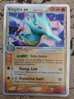 Pokemon Kingdra EX Dragon Frontiers Ultra Rare Holo Card 94/101 - Image 1