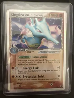 Pokemon Kingdra EX Dragon Frontiers Ultra Rare Holo Card 94/101 LP Condition - Image 1