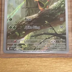 Pokemon Chespin 087/086 ME04: Chaos Rising Illustration Rare Holo NM - Image 2