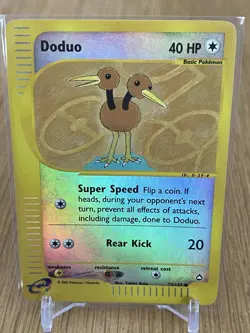 Pokemon TCG - Doduo 73/147 Aquapolis - Reverse Holo - 2002 - Image 1
