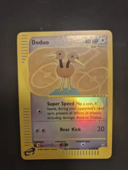 Pokemon Doduo 73/147 Aquapolis Reverse Holo - Image 1