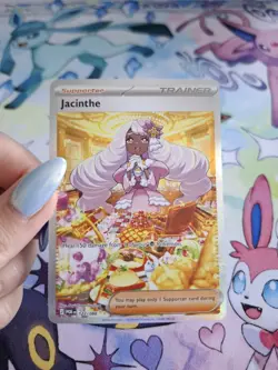 Pokemon TCG Jacinthe 122/088 Special Illustration Rare - Perfect Order NM - Image 2