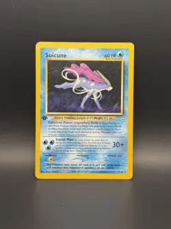 Pokemon Suicune 27/64 Neo Revelation 1st Edition - LP - WOTC Vintage - Image 1