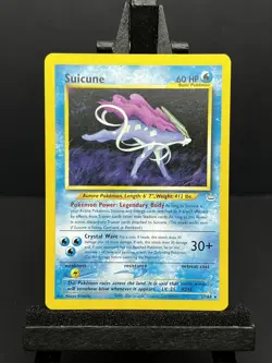 Suicune 27/64 Neo Revelation Non Holo Rare Pokemon Card LP - Image 1