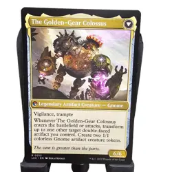 Tetzin, Gnome Champion // The Golden-Gear Colossus Lost Caverns Commander MTG - Image 2