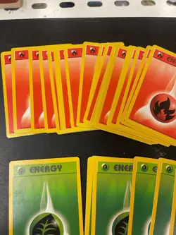 1999 Pokemon TCG Base Set Lot of 97 Energy Cards #97-102 WOTC LP (1 Shadowless) - Image 2